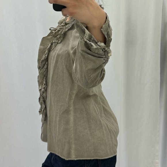 Y2K cottagecore peasant blouse - Picture 2 of 4